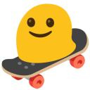 blobby-skateboard emoji