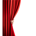 hand-opening-curtain emoji