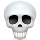 skull-ios emoji