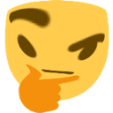 think emoji