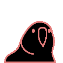 dark mode parrot slack emoji