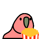 popcorn parrot slack emoji